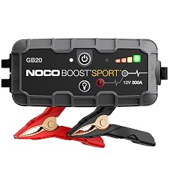 NOCO Boost GB20 500A UltraSafe Jump Starter 12V Lithium Battery Booster Pack Portable Jump Box Power Bank Jumper