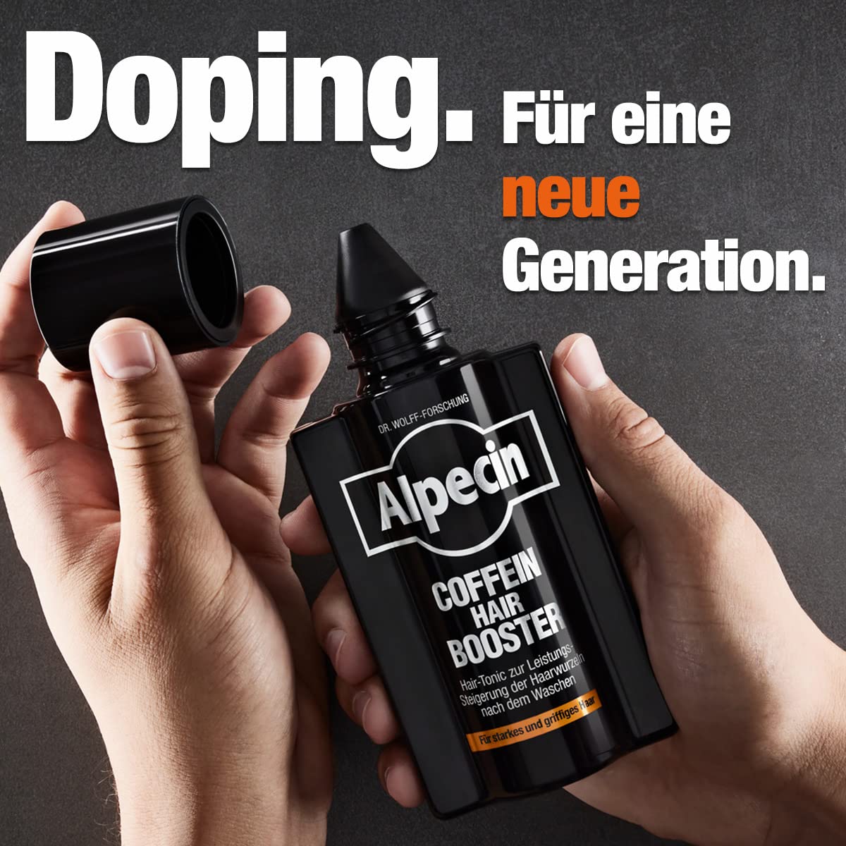 Alpecin Coffein Hair Booster - 2 x 200 ml - Hair-Tonic zur Leistungssteigerung der Haarwurzeln nach dem Waschen | Unterstützt das Haarwachstum