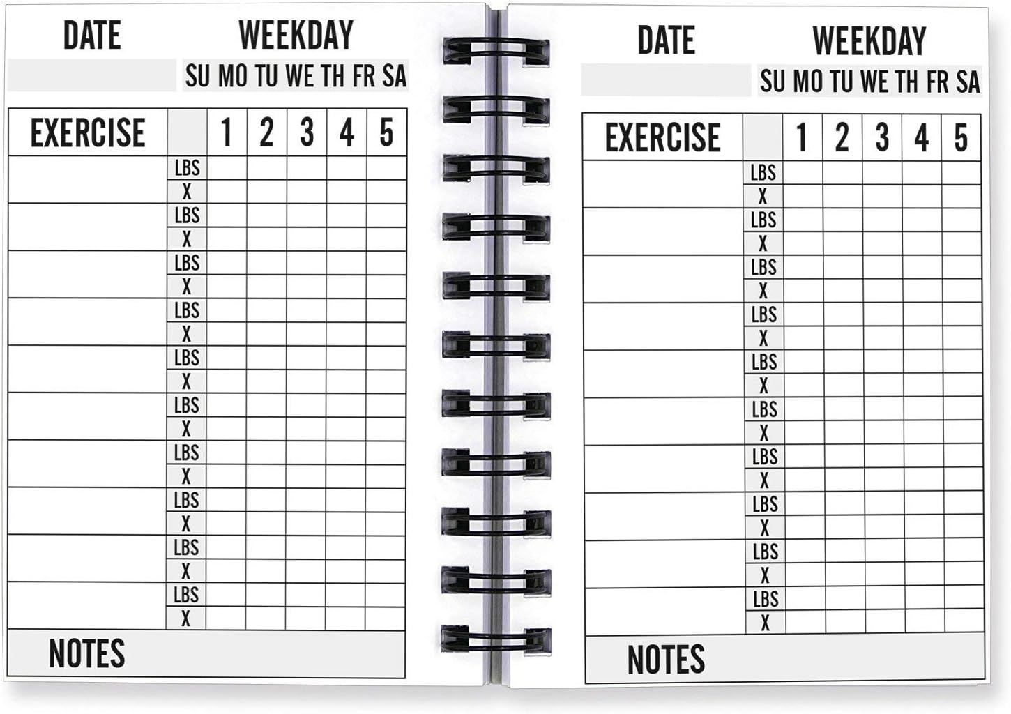 Chiefs & Tribes Fitness Planner I Workout Journal for 200 Workouts I Undated Gym Log Book I Fitness Logbook I Thick Paper I 4 x 6 inches Gym Diary : Sports & Outdoors
