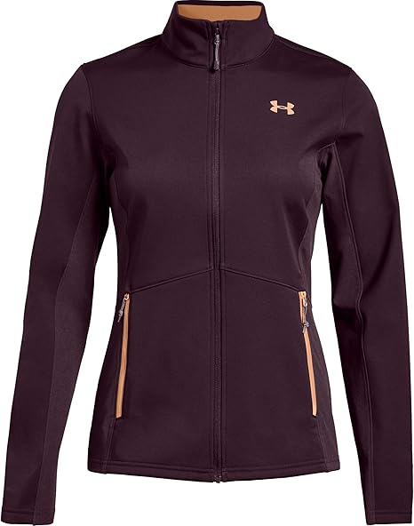 maroon under armour jacket
