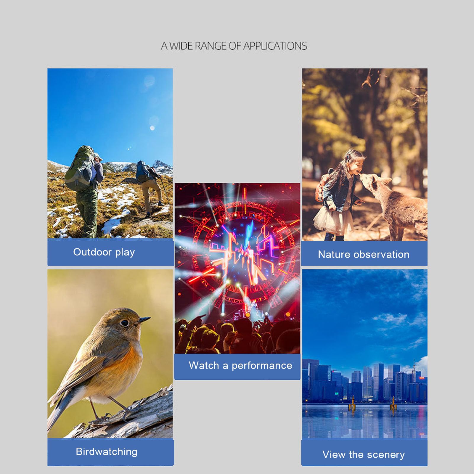 Srliya Binocolo 7X Ad Alta Definizione per il Birdwatching