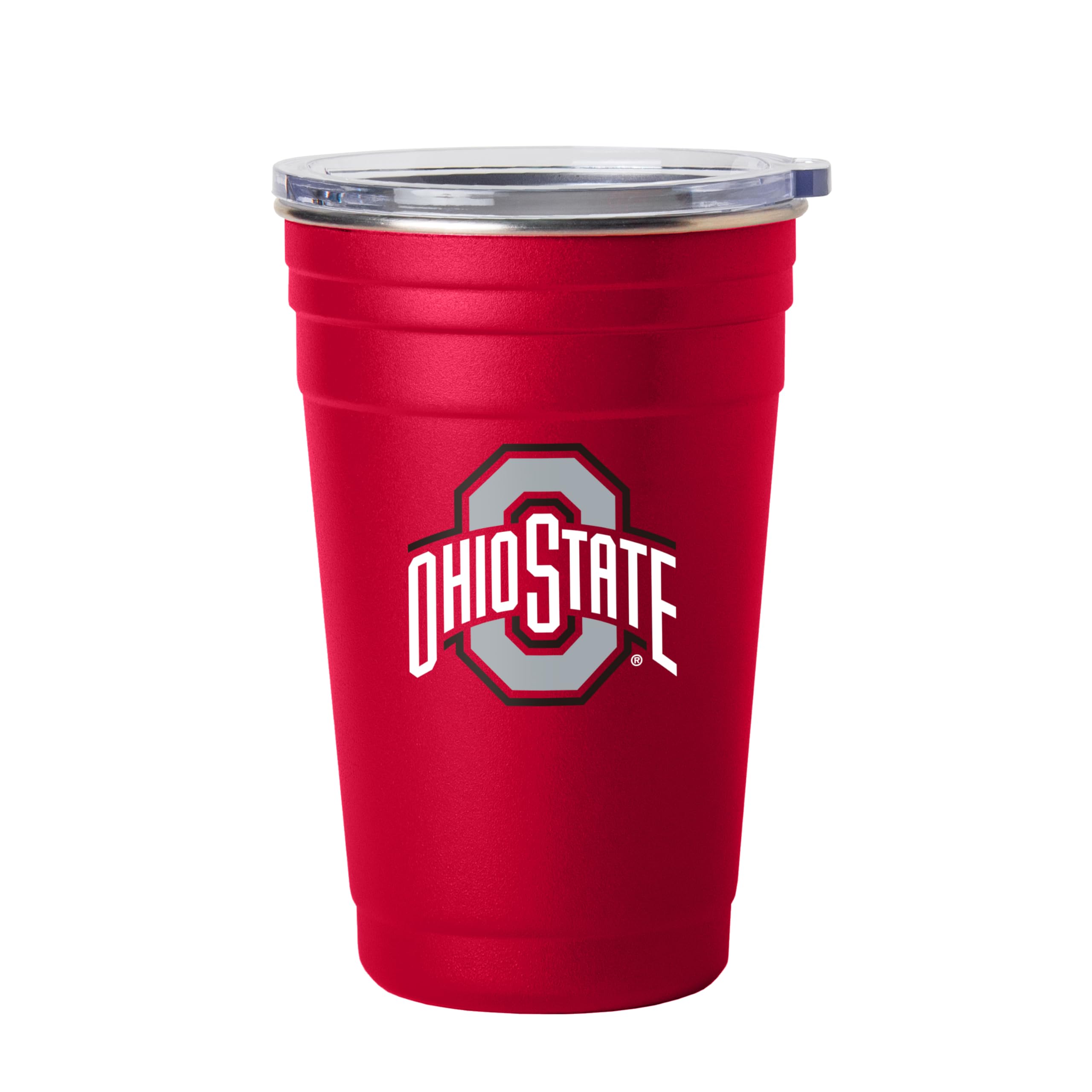 Logo Brands NCAA 22 oz Stainless Steel Tailgate Cup -Double Wall Vacuum-Sealed Durable For Hot &amp; Cold Drinks, Perfect for Gameday &amp; Tailgating
