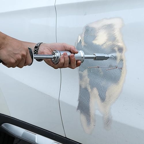 Miniatura 8 de VEVOR Kit de reparación de abolladuras de soldador de pernos, extractor de abolladuras de soldador por puntos de 3KW con 6 modos de soldadura,