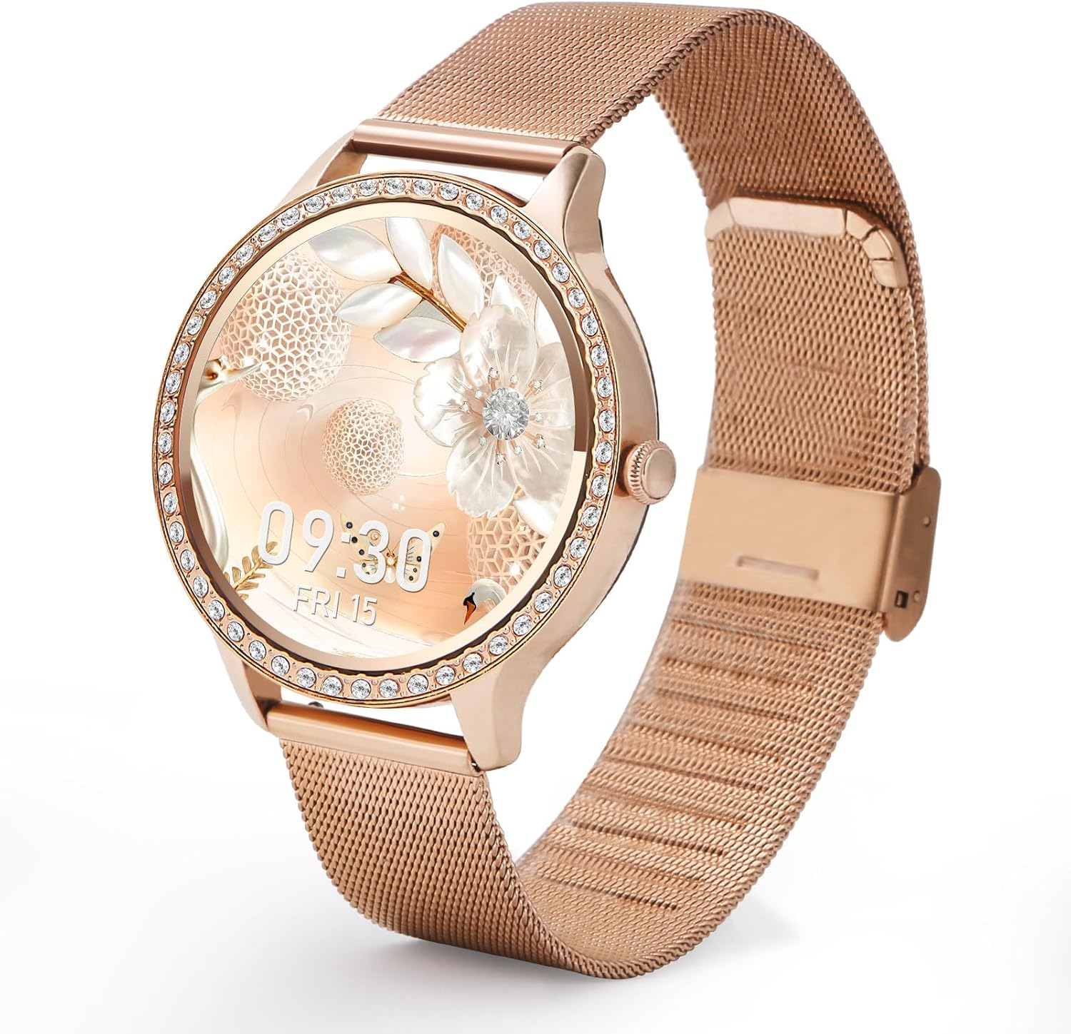 Smart Watch for Women with Answer/Make Call, Bluetooth Smartwatch for Android iOS Phones Blood Pressure Watch Sport Fitness Watch Waterproof Activity Tracker with Heart Rate Sleep Monito