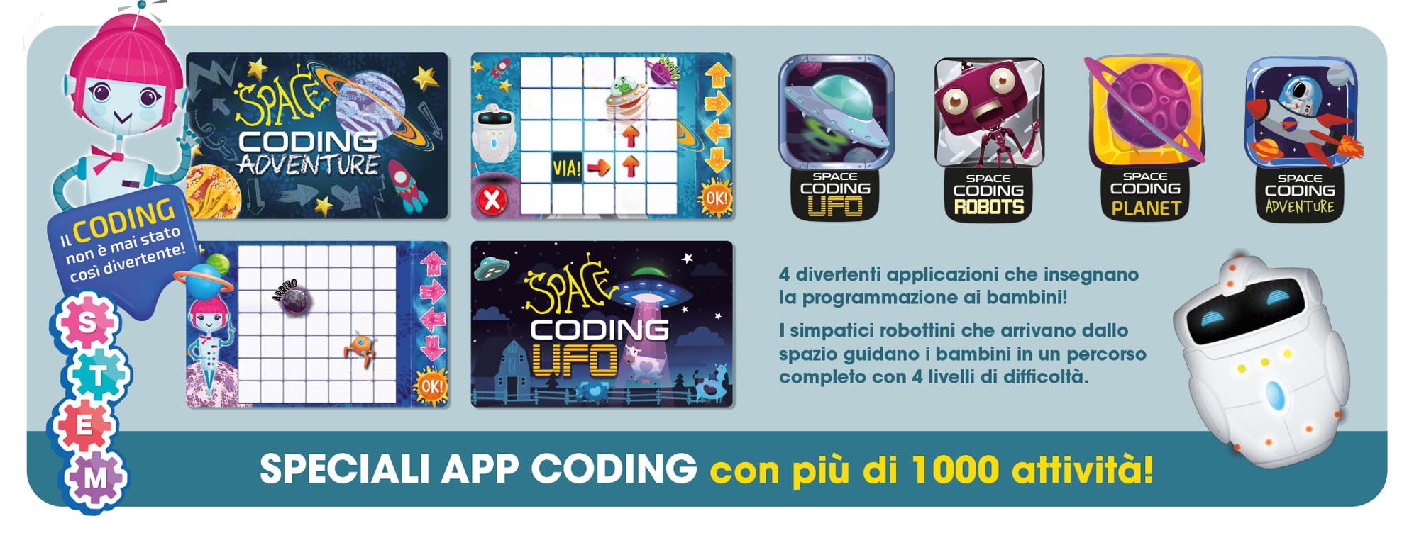 Lisciani Giochi - Hi Tech Educativo Mio Tab L.I.A. 10", 114221