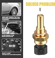 Vista 5 de Pack-1 Sensor de temperatura del agua del automóvil, piezas de repuesto 15404280 12191170 60811520 12608814, accesorios de sensor de temperatura ECT