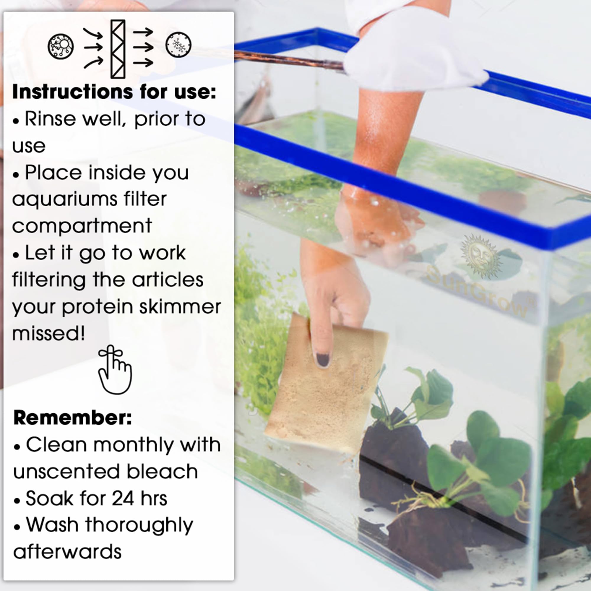 Visual Reference: Snapklik Com Aquarium Resin Filter Media Remove Ammonia Nitrite Nitrate