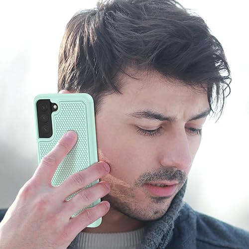 Miniatura 8 de JXVM Funda para Samsung Galaxy S21 FE funda protectora de doble capa resistente para teléfono celular, a prueba de golpes, con parte trasera