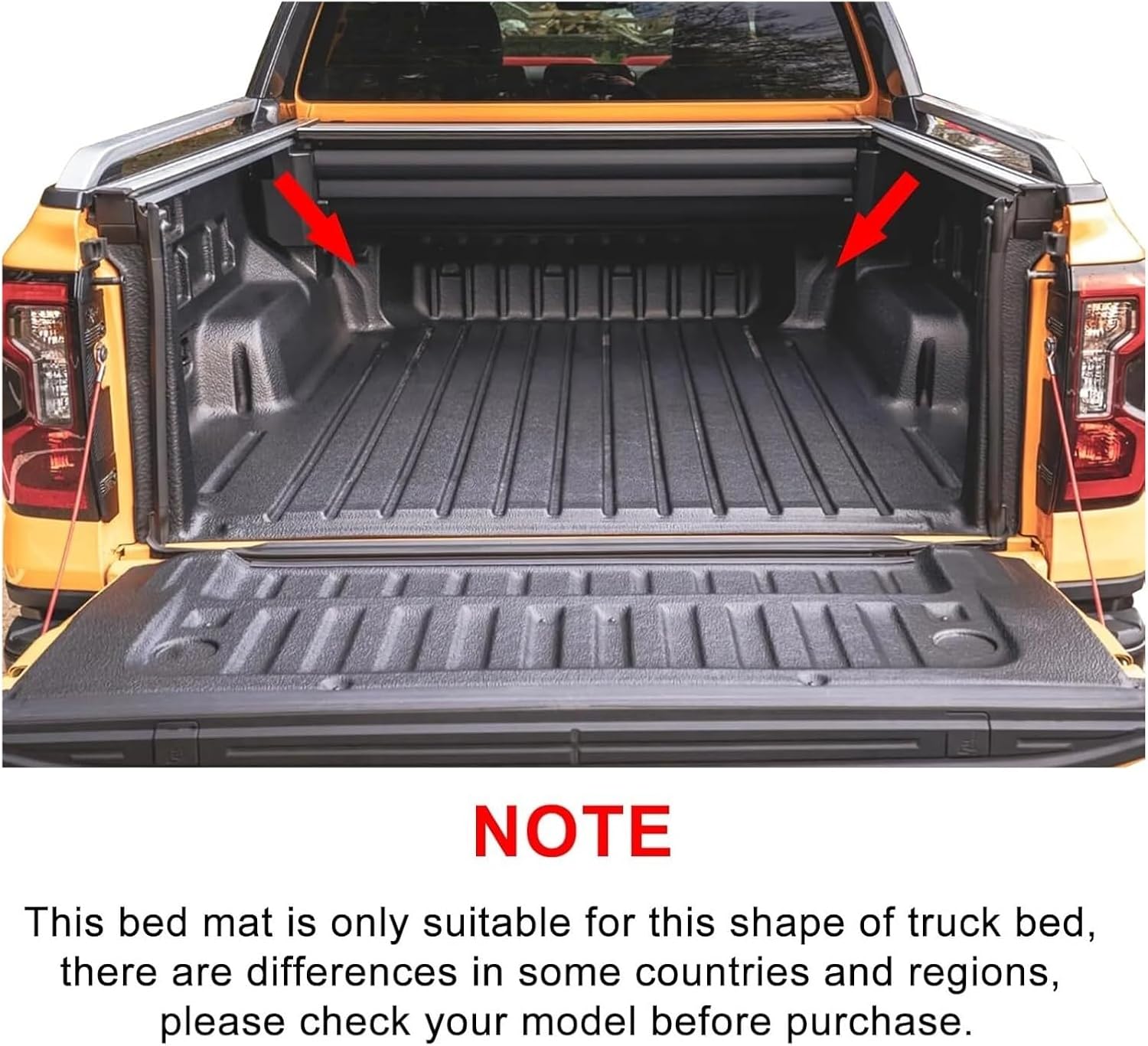 Compatible with Ranger 2024 2025 US Version 5FT 59.6Bed Car Truck Bed Mat Liner Trunk Bed Liner Black TPE Floor mats Protection(Green)
