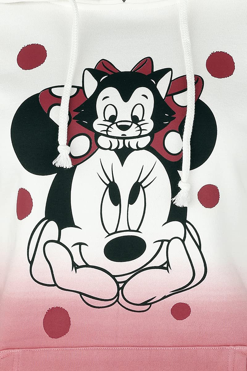 Micky & Minnie Minnie Mouse Mujer Sudadera con Capucha Multicolor 65% algodón, 35% poliéster Regular