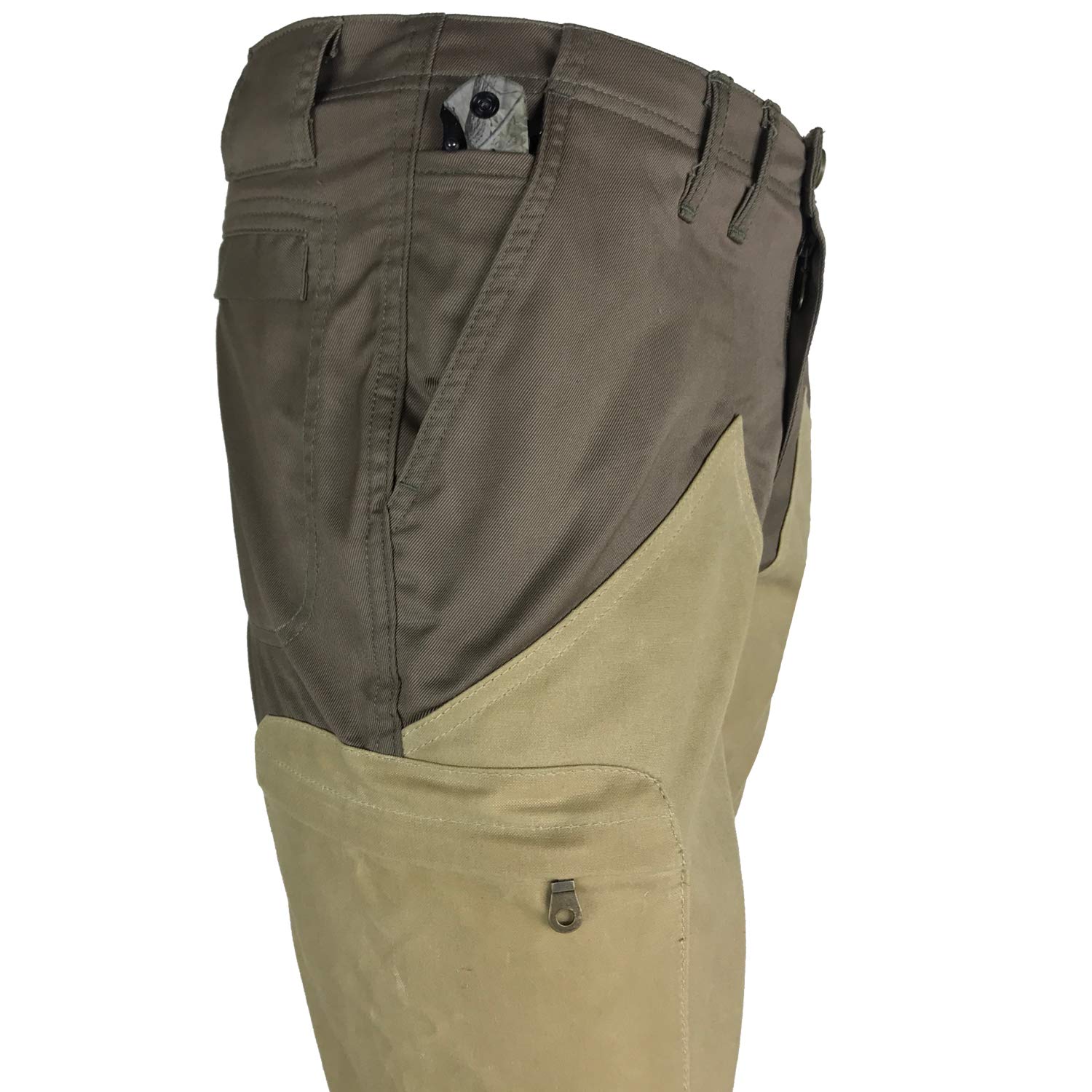 fratelliditalia.org Pantalone Cerato in Cotone Impermeabile Pioggia Caccia Calzoni Tecnici