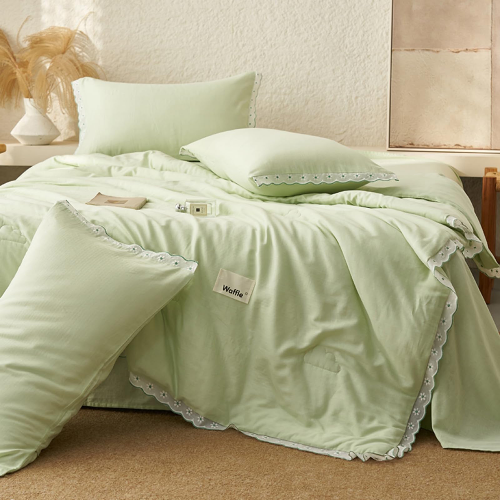 Odot Edredón Sin Funda 2.5 TOG Single A King (Verde,200x230cm)