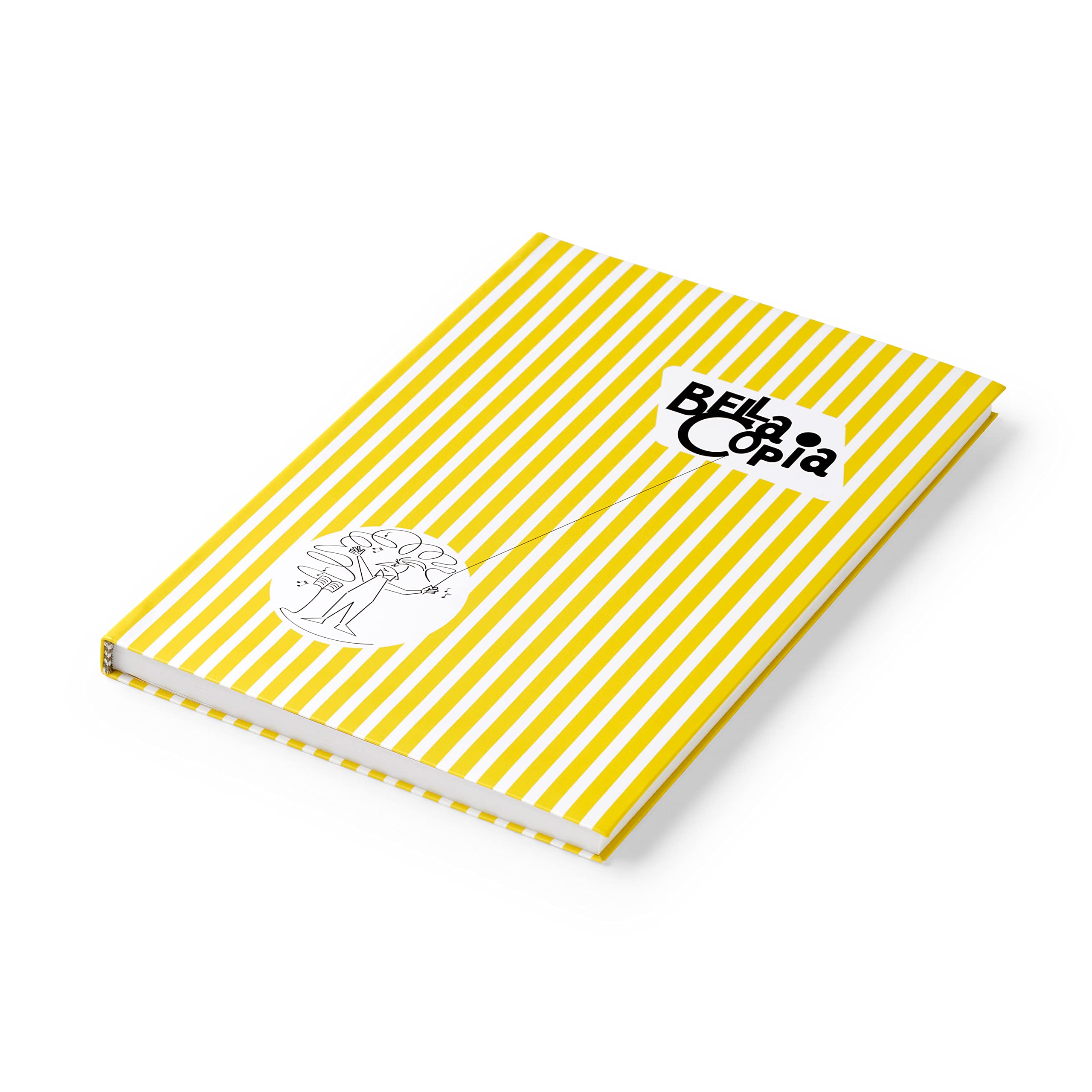 Bella Copia Yellow Midsized Lined Notebook