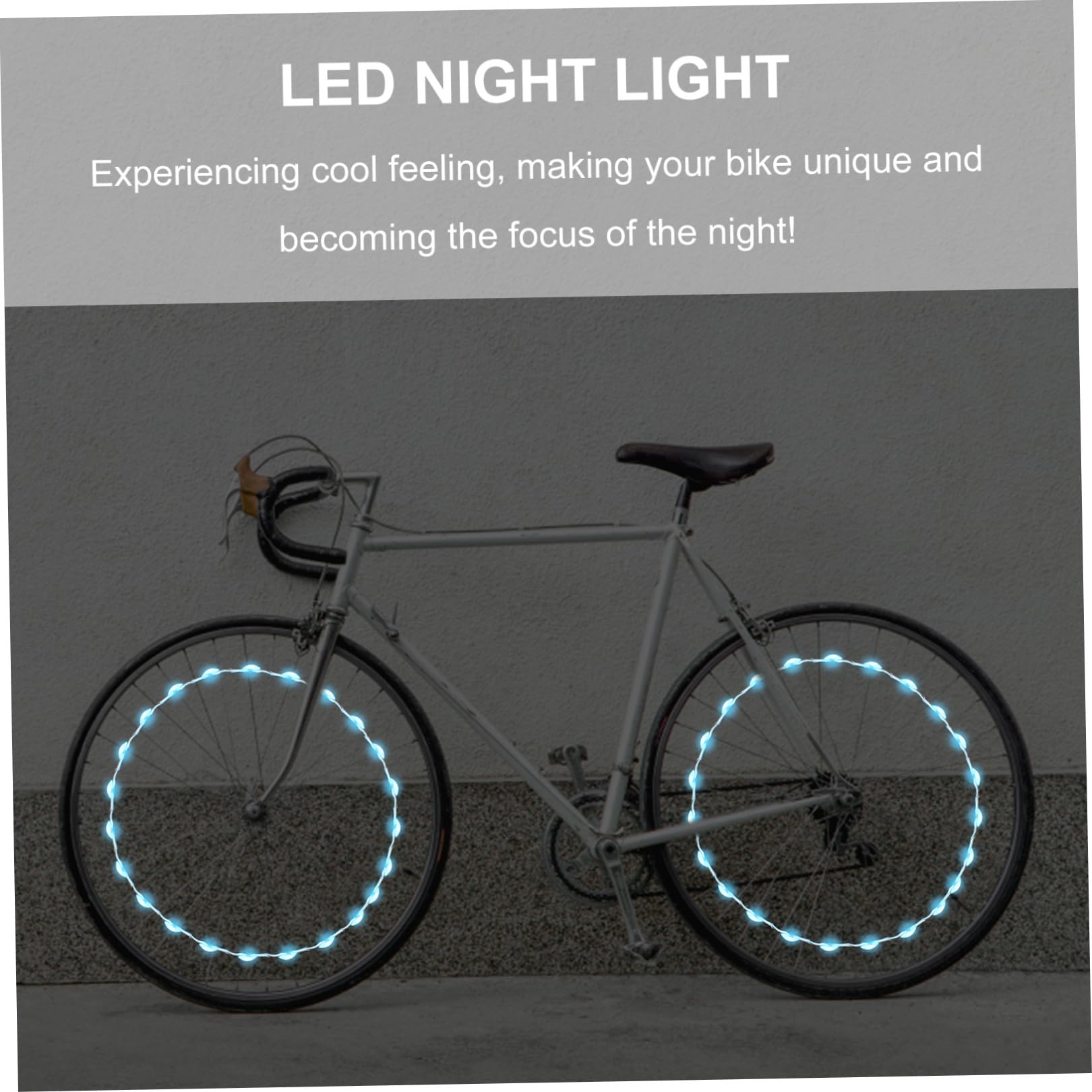 HANABASS Lumières LED de Roue de Vélo Rechargeables Accessoires de Vélo Étanches Décoratif pour Cyclisme RGB Changeant Parfaits pour Anniversaire