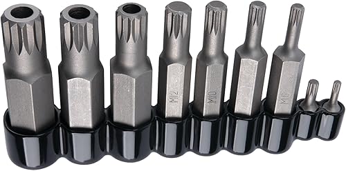 Performance Tool Juego de puntas cuadradas triple Master de 9 piezas - W86024