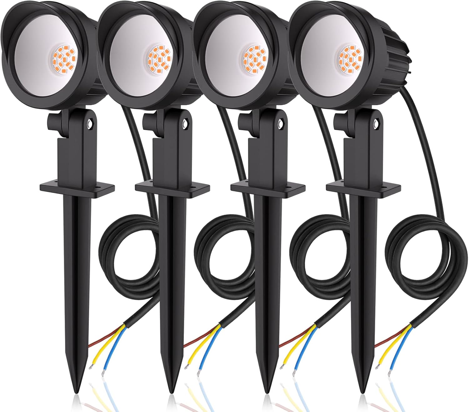 MEIKEE Outdoor Garden Landscape Lights 500LM Spike Lights LED Landscape Spotlights IP66