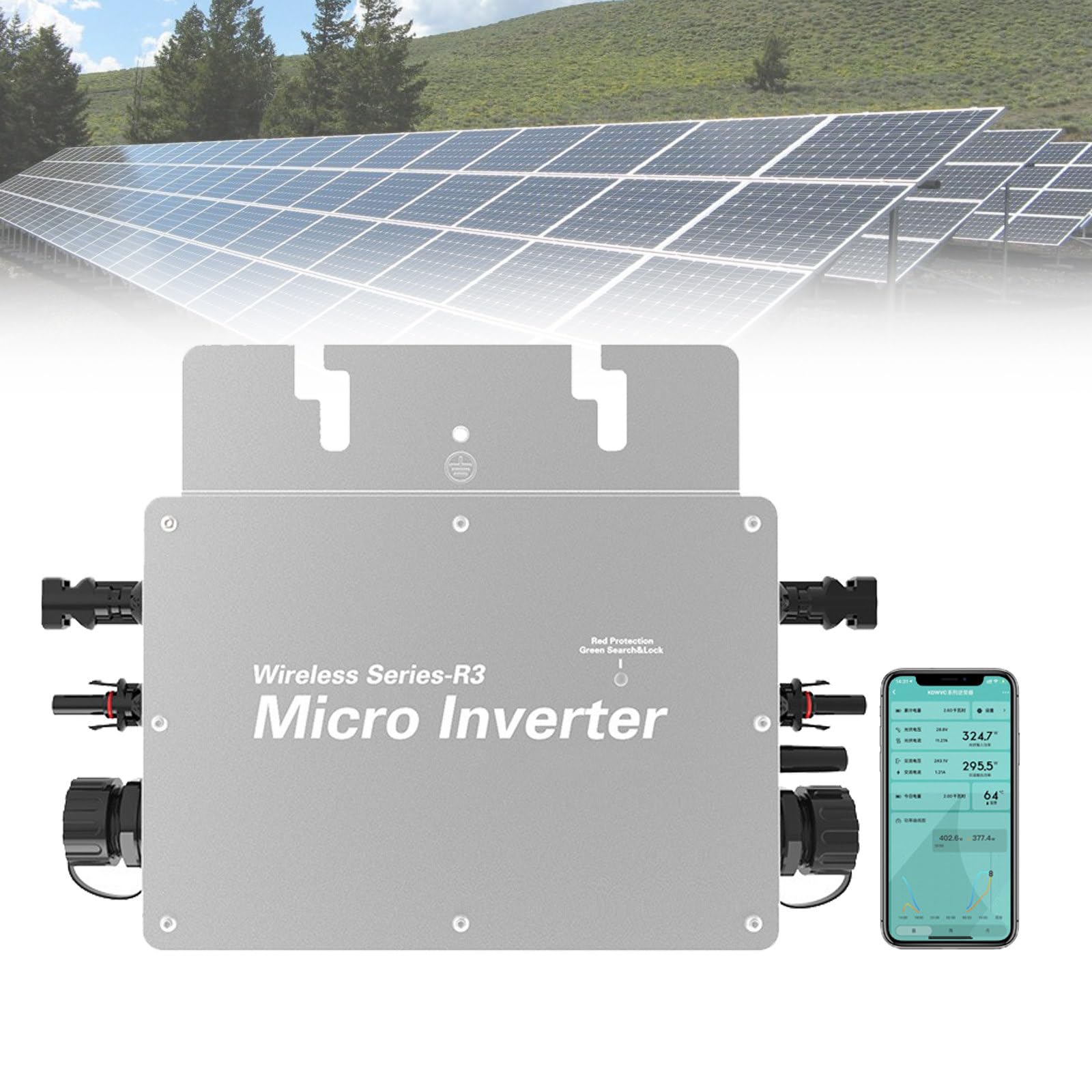 Amazon.com: NYMFEA WVC-700 Solar Micro Inverter Sine Wave Inverter