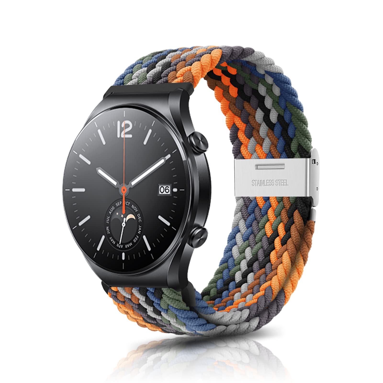 Bracelet Nylon GIOPUEY Pour Suunto Race 2 - Réglable, Respirant, Léger Et Confortable Pour Le Sport Au Quotidien
