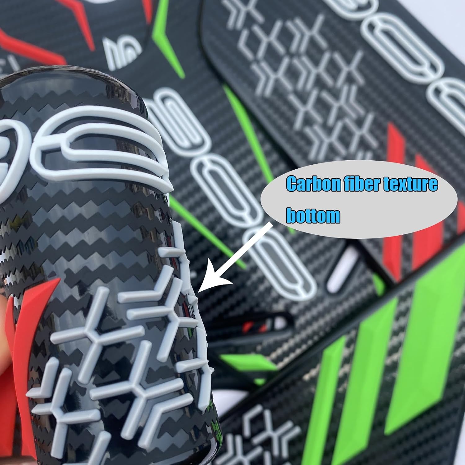 For Z900 Z900SE Z 900 SE 2025 Anti slip carbon fiber texture bottom rubber side fuel tank sticker, fuel tank pad, fuel tank knee pad z900 z900se 2019-2025 motorcycle accessories (Green)