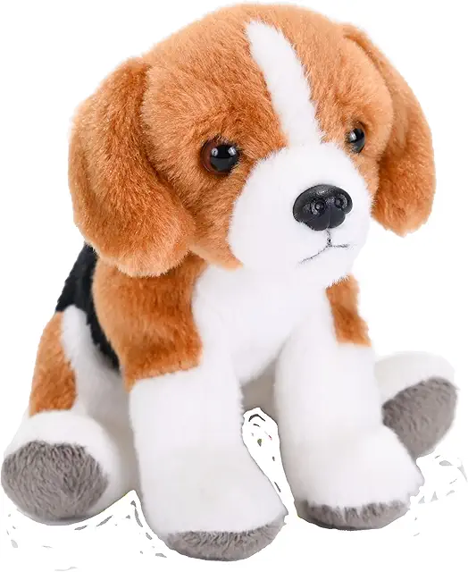 Peluche Chien Beagle Écologique 12 cm - Wild Republic Pocketkins Eco
