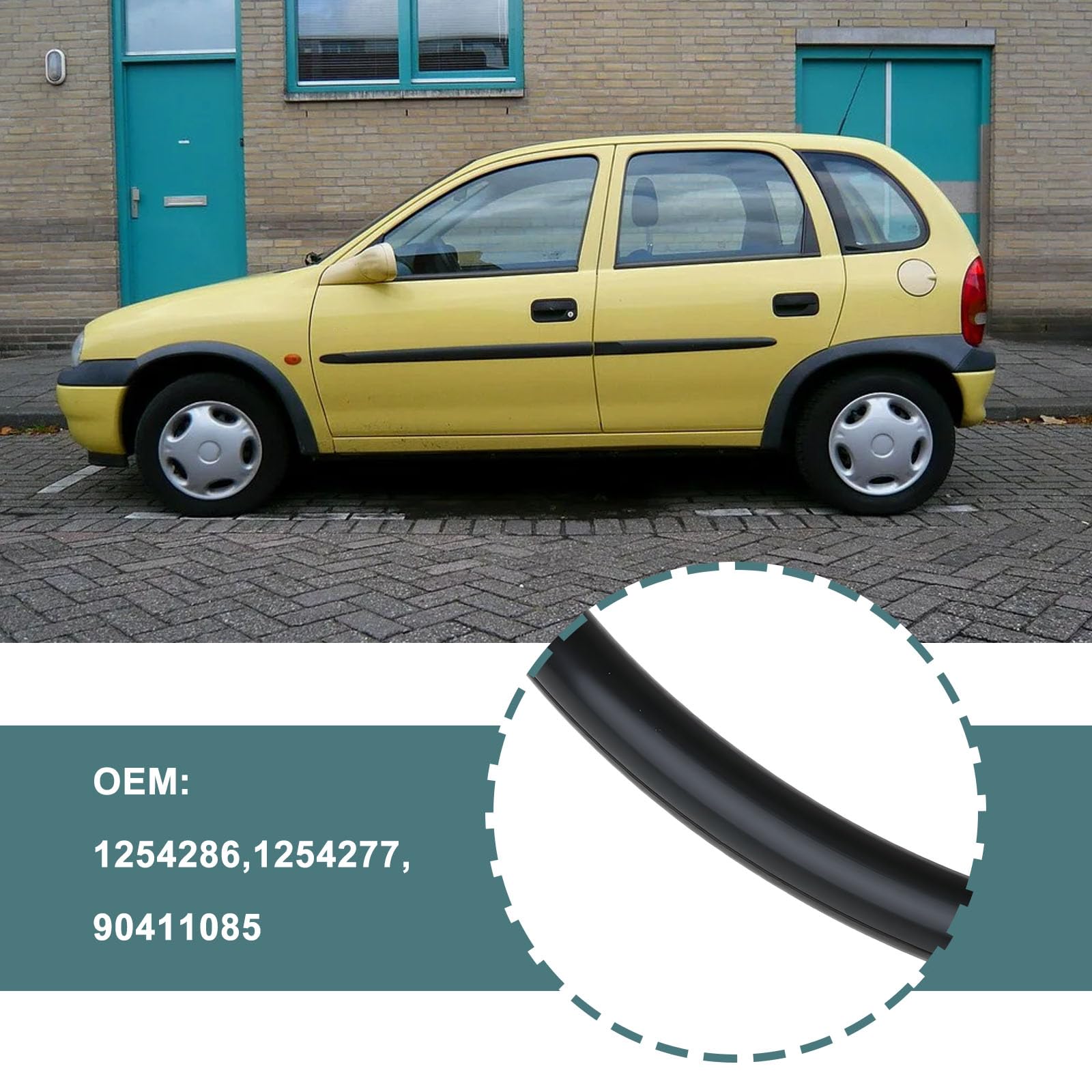 2 szt. O-ring zbiornika paliwa 150 x 6 mm 1254286 kompatybilny z Opel Corsa B
