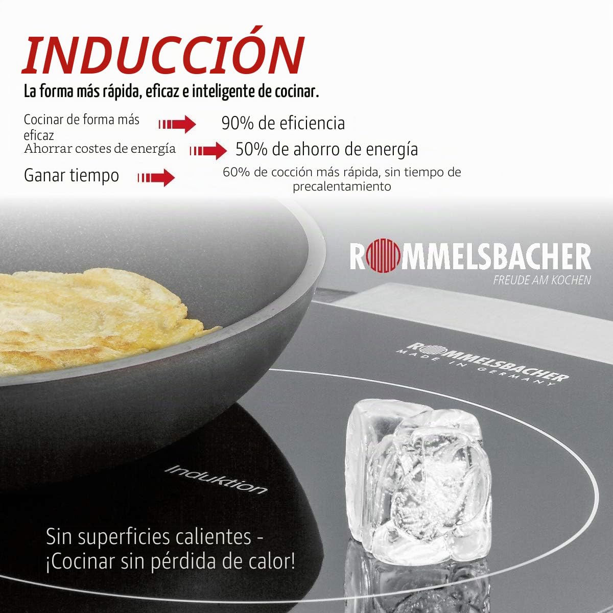 Rommelsbacher Single Hotplate black Schwarz CT2020 IN (CT2020/IN)
