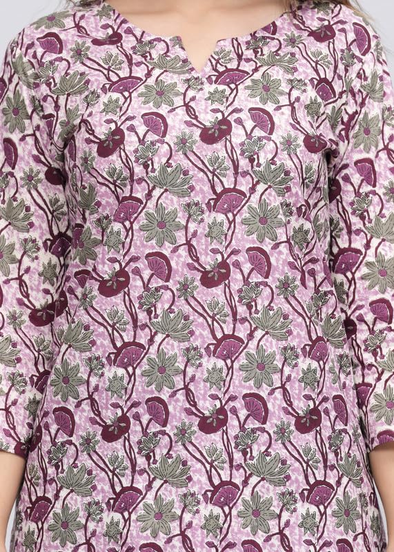 Image of Cotton Printed Night Suit for Women's Shirt and Pyjama Set Sleep wear Set for Womens and Girls