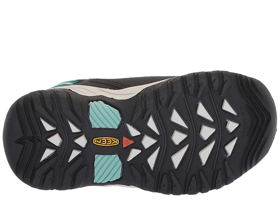 

Keen Kids Targhee Mid WP (Toddler/Little Kid) (Steel Grey/Wasabi) Girl's Shoes, Gray