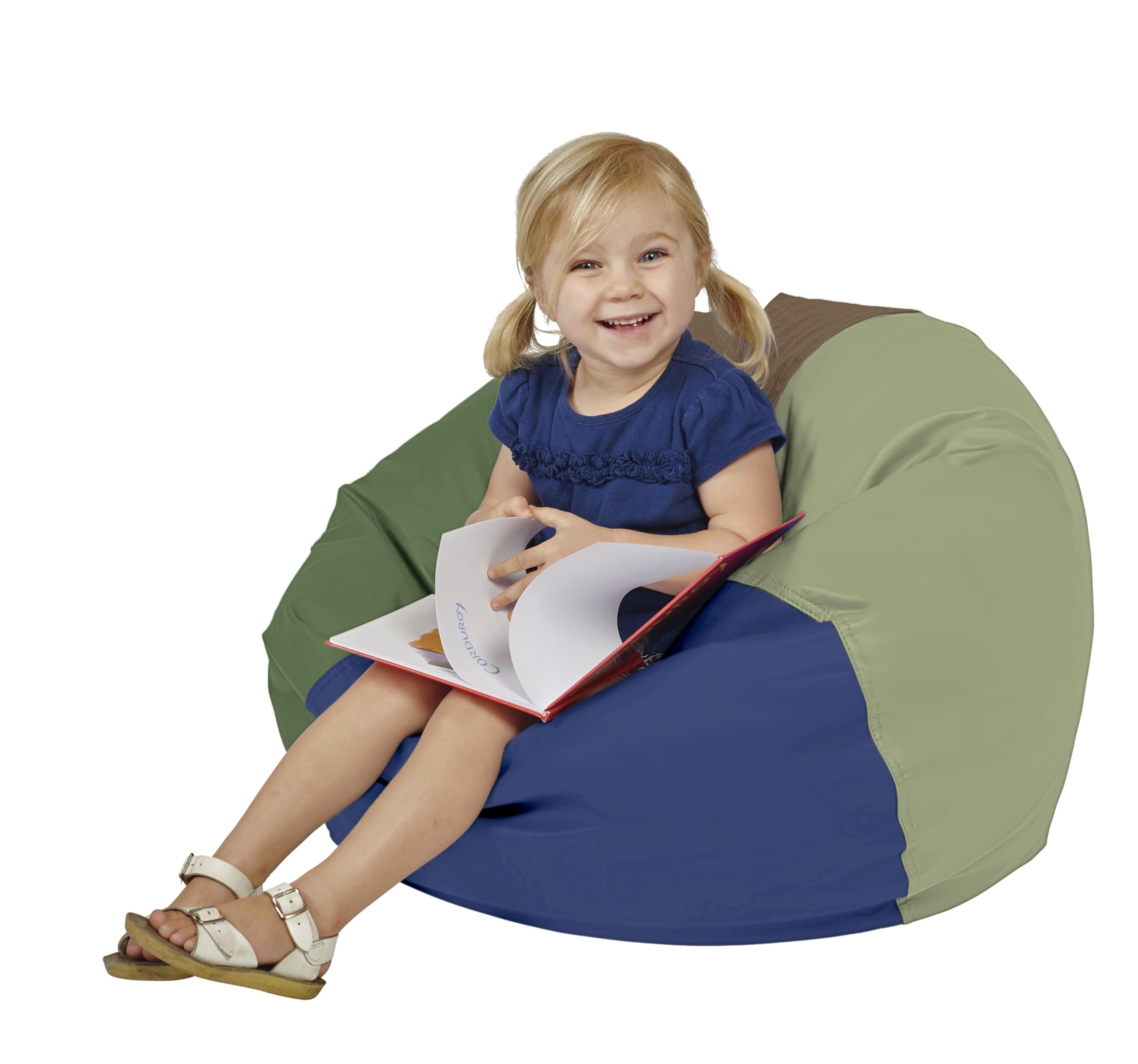 FDP SoftScape Classic 26" Junior Bean Bag Chair, Furniture for Kids, Perfect for Reading, Playing Video Games or Relaxing, Alternative Seating for