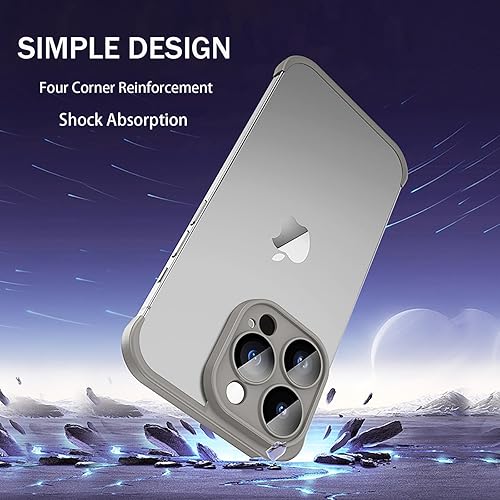 Miniatura 4 de Losin Funda compatible con iPhone 15 Pro, diseño sin bordes, protección de lente de cámara, delgada, ligera, de silicona suave, sin marco, a prueba