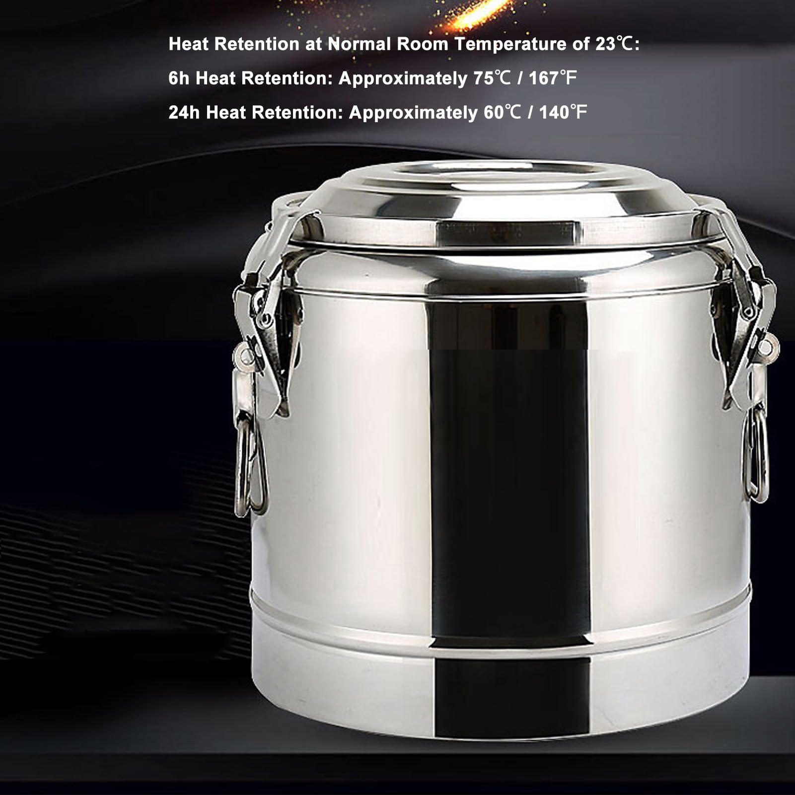 Distributore di bevande isolato, in acciaio inox, grande capacità, contenitore termico per caffè caldo e freddo, tè, latte, succo (10 L)