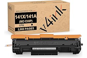 v4ink Compatible Replacement Toner Cartridge W1410X for HP 141A Laserjet M140we M110w
