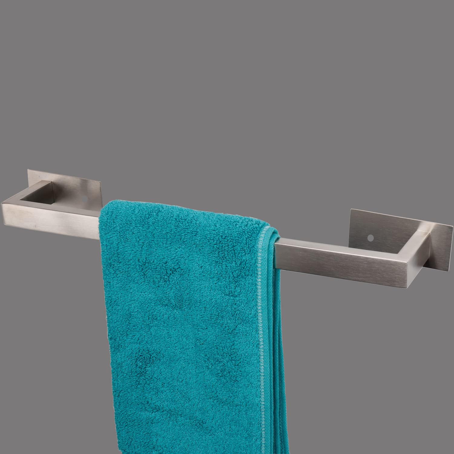 (SIMILAR MODEL) Bathroom Towel Bar Self Adhesive, No Drilling Towel Rack Easy to Install, Hand Towel Holder Made of Premium Stainless Steel Sticky on Hand Towel Hanger for Kitchen, Toilet.(18IN, Brushed)