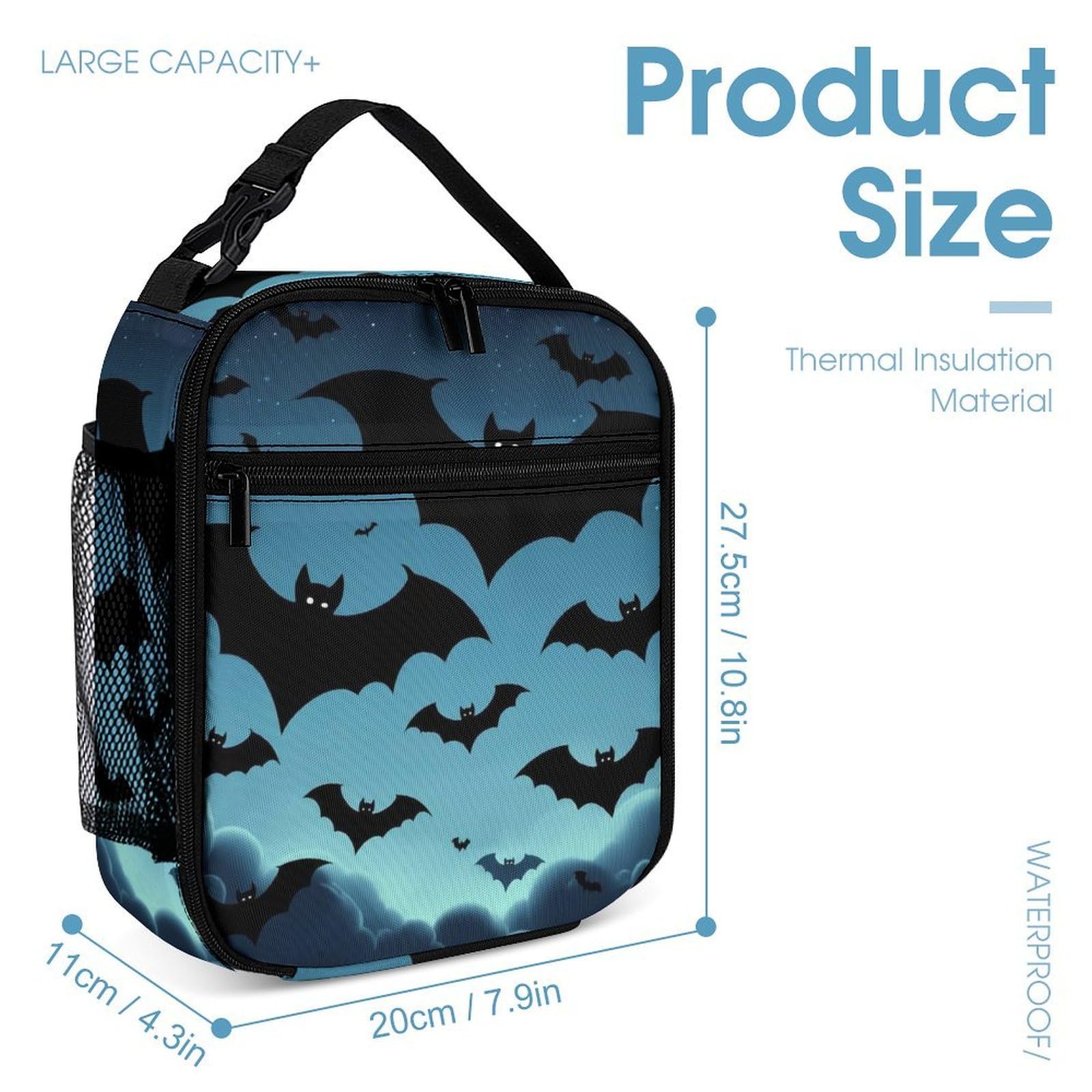 Mochila para portátil con bolsa para el almuerzo y neceser de viaje (Bat)