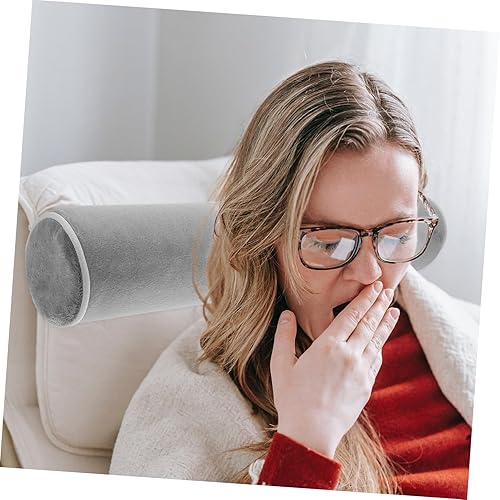 Miniatura 3 de Almohada para el cuello Almohada de apoyo de la columna vertebral Cojín de cama Cojín redondo Almohada de cuello para dormir Almohada cervical