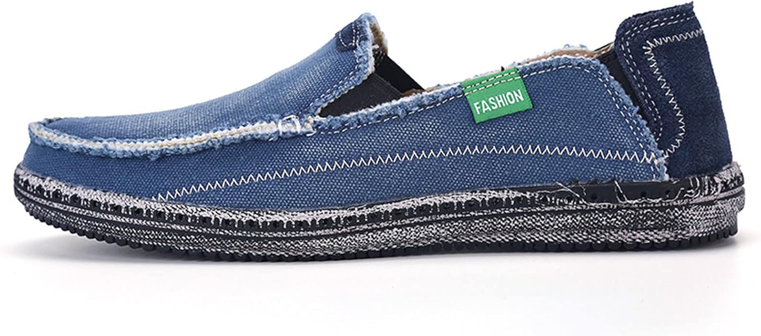 Men's Fashion Canvas Shoes Lofers Shoes Slip on Flat Casual Shoes Comfort Driving Shoes Deck Shoes 3 710j2QPfncL. AC SL1500