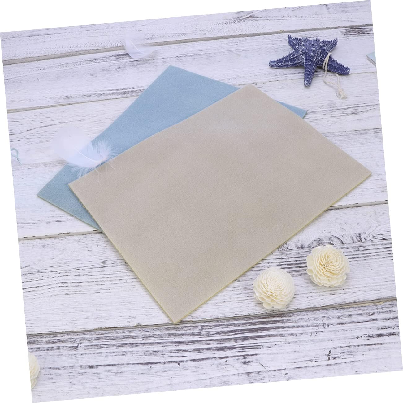LALAFINA 40pcs Non- Bead Mats for Jewelry Making Crafting Accessories Washable Flocking Material Cushioning for Bead Stringing Random Colors