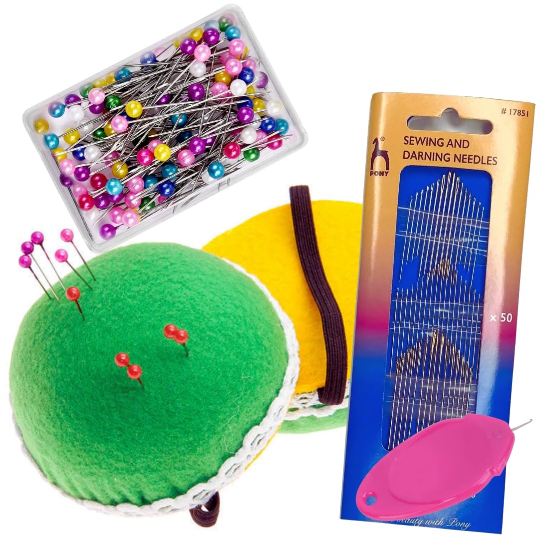 A.E.マルティ☆ファッションプレート『LE NID DE PINSONS』 Artonezt 50 Pcs Hand Sewing Darning Needles, 100 Pcs Multi Nickel