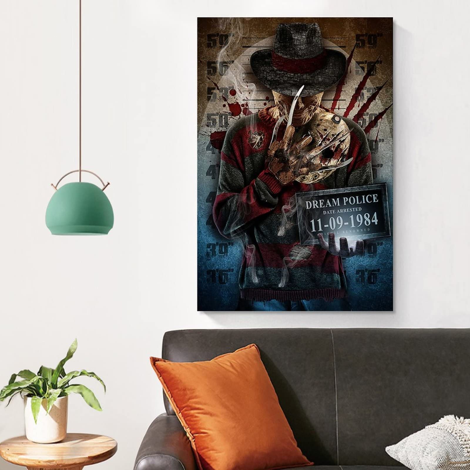 Targa In Metallo Vintage Elm Street – Horror Movie Decor, 10x40 Cm, Per Home Theater, Camere, Garage, Regalo Per Fan Dell'horror