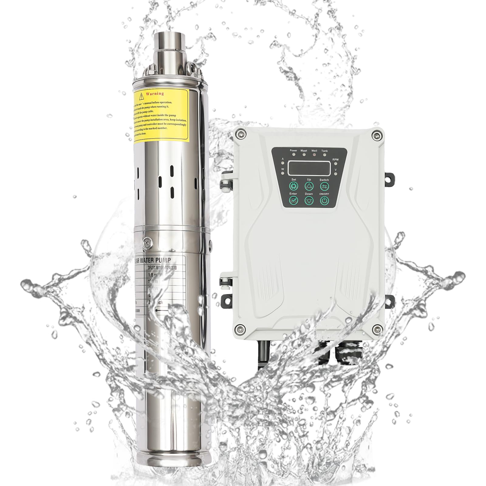 Solar Powered Submersible Deep Well Water Pumps - Deep Well Water Pumps
