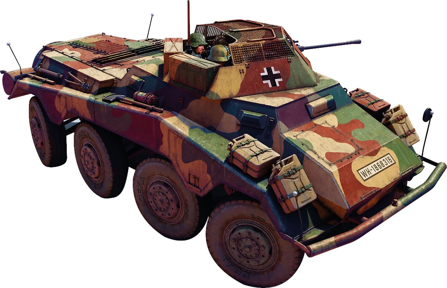 Miniart 1:35 - Sd.Kfz.234/1 Panzerspahwagen (2cm) Late