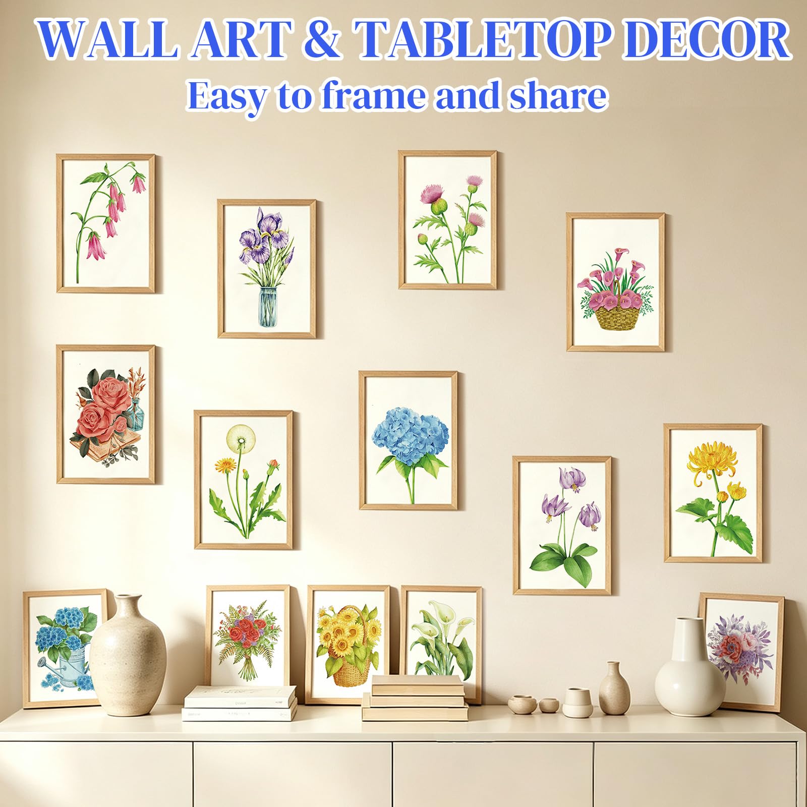 Watercolor Workbook Kit - 52 Colors, 7 Brushes -9