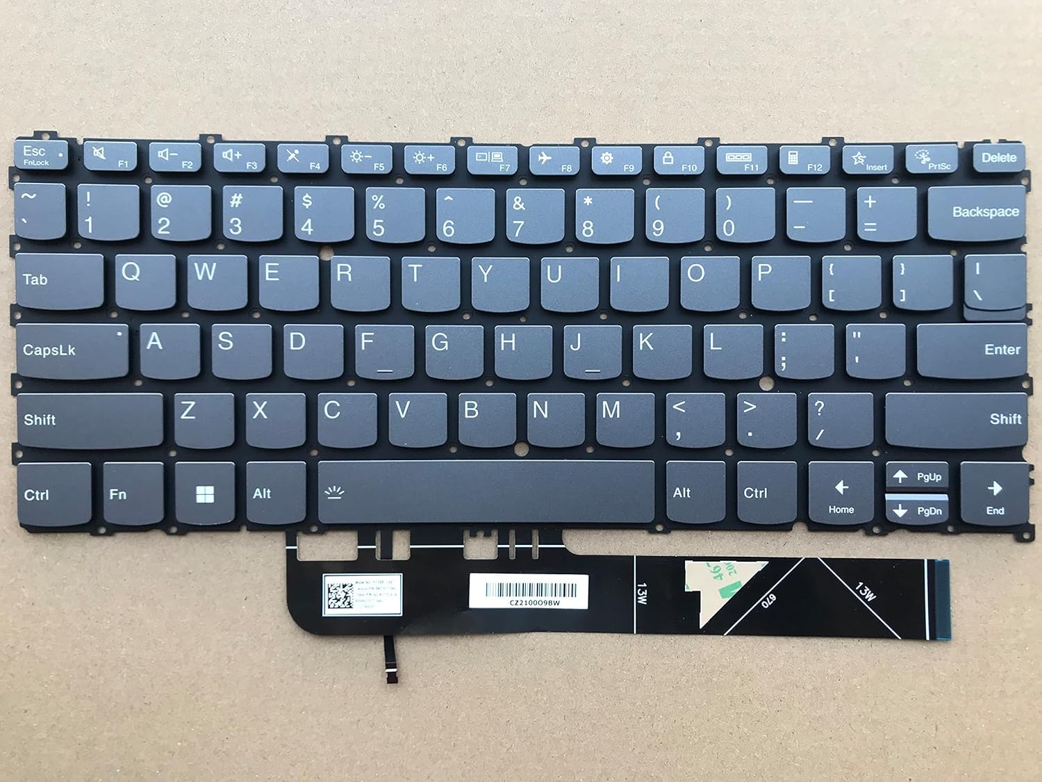 Original New for Lenovo Yoga 6 13ALC7 (Machine Type:82UD) Laptop US Black Keyboard Backlit