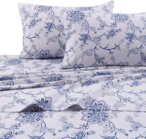 Miniatura 8 de Tribeca Living Juego de sábanas de franela alemana de bolsillo profundo de 200 GSM, algodón pesado de 4 piezas, color verde esmeralda