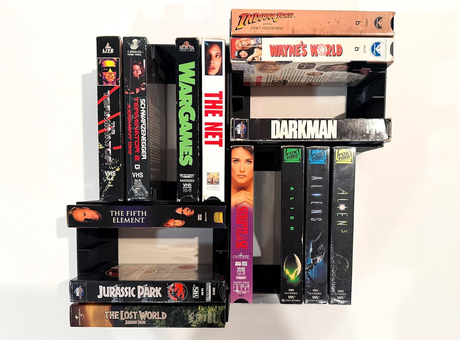 VHS Wall Organizer – Modular Storage Rack & Organizer