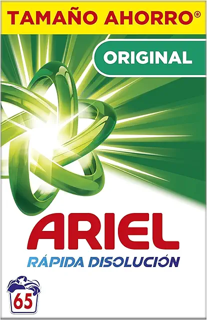 Ariel Detergente en Polvo 4.225 kg - Sabão em Pó para Lavadora com Tecnologia Antirresiduos