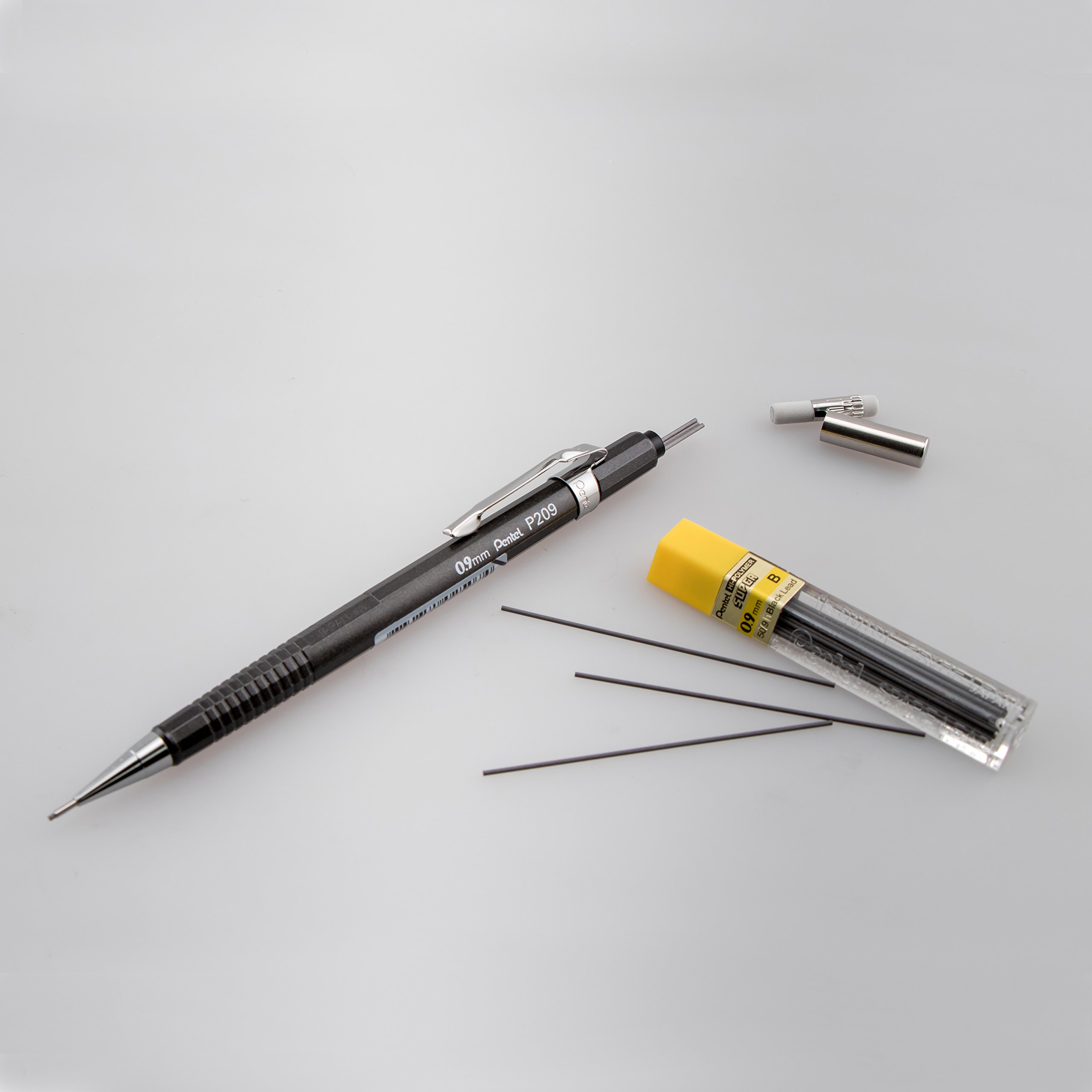 Amazon.com : Pentel Sharp Mechanical Pencil, (0.9mm), Metallic