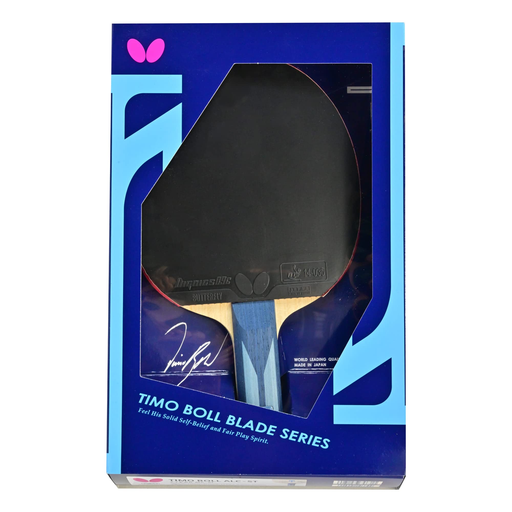 【トト】ティモボルブレードALC　ST 88g Timo Boll ALC | Butterfly Table Tennis Blade