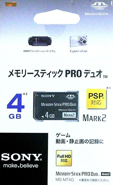 Sony メモリースティックpro デュオ 4gb Ms Mt4g 2gt メモリースティック Sony メモリースティックpro デュオ 4gb Ms Mt4g 2gt メモリースティック