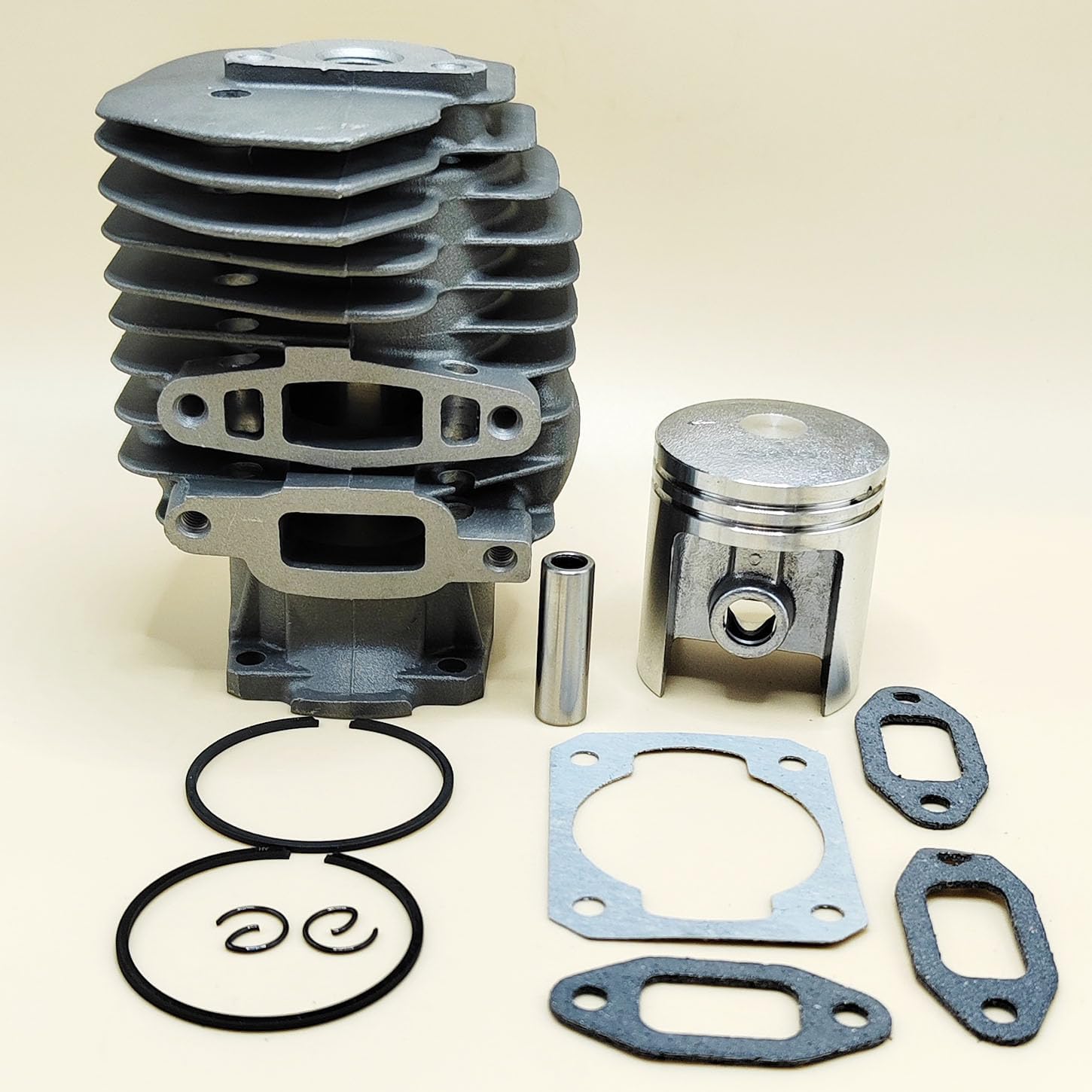 44mm Cylinder Piston Kit for Stihl 041 041AV 041FB 041G 041G 041AVQ 041AVEQ 041AVFBQ Replace 1110 020 1210 With Gasket